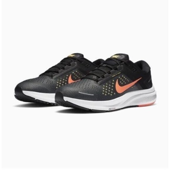 Nike Air Zoom Structure 23 Running Athletic Shoes Black/Mango CZ6720-006 main image 11